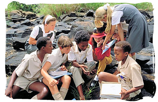 Young South African school children, they are the country's future